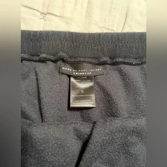 Marc By Marc Jacobs Swimwear Womens Velour Cropped Strapless Black Jumpsuit Sz S - Picture 5 of 6